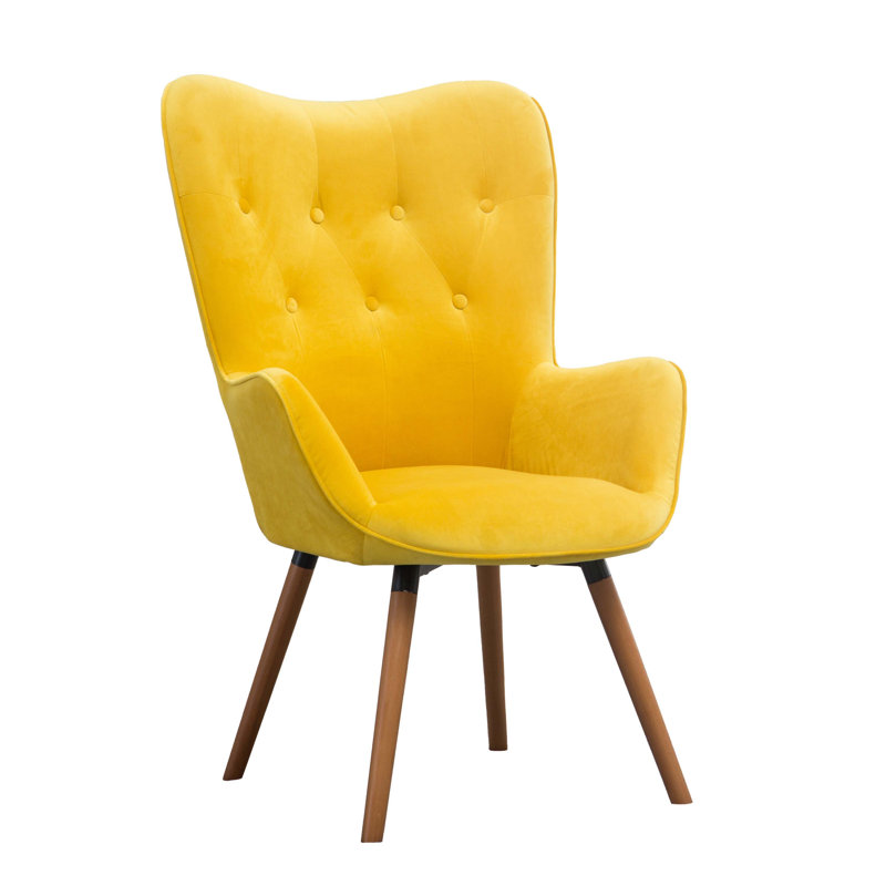Yellow chair wayfair discount